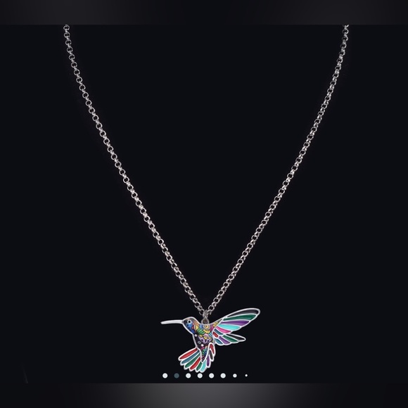Garden Collection Hummingbird Necklace - Picture 7 of 8